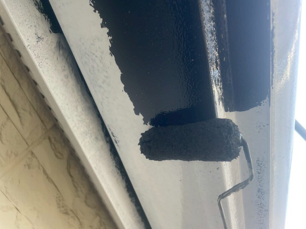 軒樋仕上げ１回目